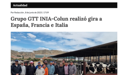 Éleveurs Chiliens de bovins laitiers-Article sur le journal chilien « Diario Lechero »